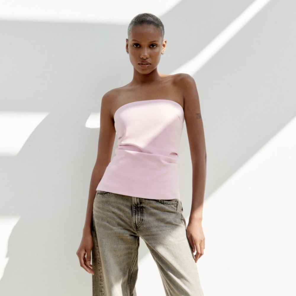 Zara Strapless Top